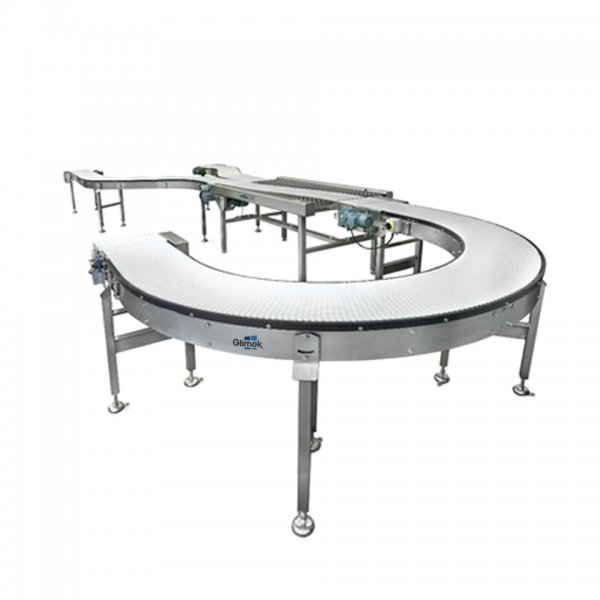 dough conveyor systems and bread conveyor systems by Glimek - customer adapted